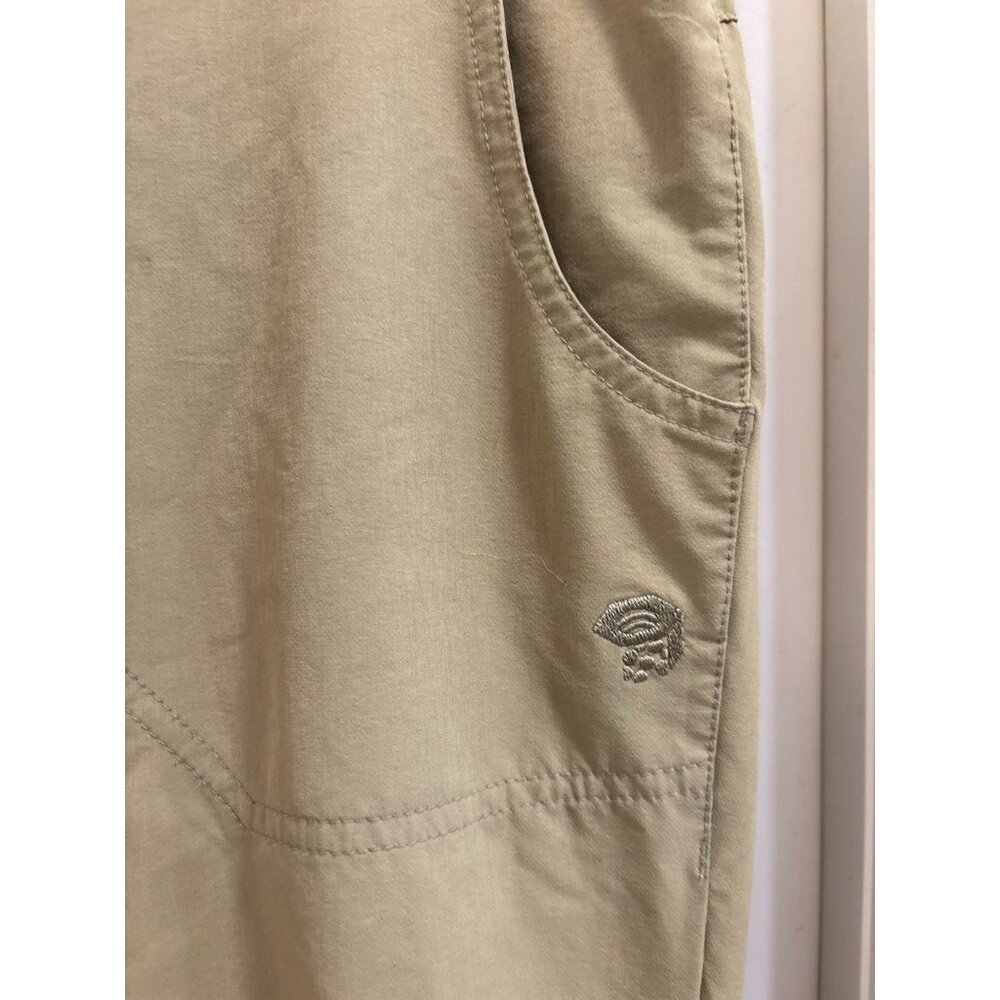 Mountain Hardwear Women's Hiking Pants Size 6/28 Khaki Stretch Nylon Outdoor - Picture 4 of 15